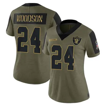 Charles Woodson Las Vegas Raiders Men's Legend White Color Rush T-Shirt