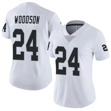 Men's Mitchell & Ness Charles Woodson Black Las Vegas Raiders 2002 Authentic Throwback Retired Player Jersey