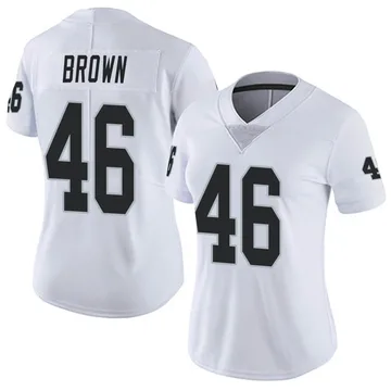 Ike Brown Las Vegas Raiders Men's Brown Name & Number Logo Long