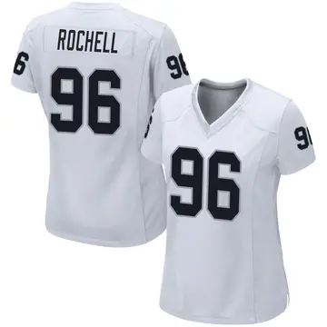 Isaac Rochell Las Vegas Raiders Men's Legend White Color Rush T-Shirt