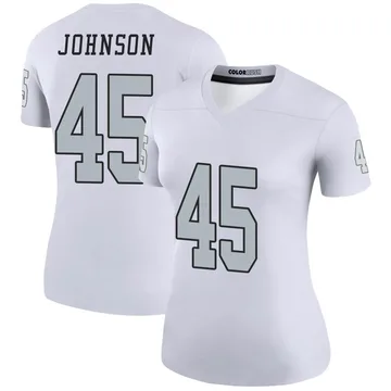 Nike Jakob Johnson Las Vegas Raiders Men's Elite White Vapor Untouchable  Jersey