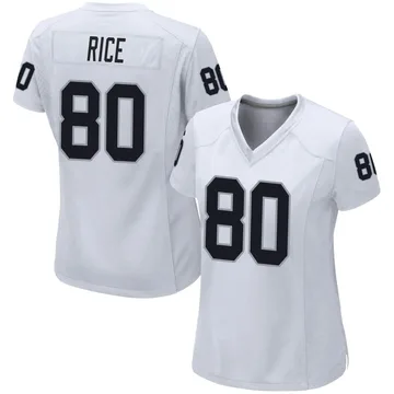 Nike Jerry Rice Las Vegas Raiders Men's Game Black Team Color Jersey