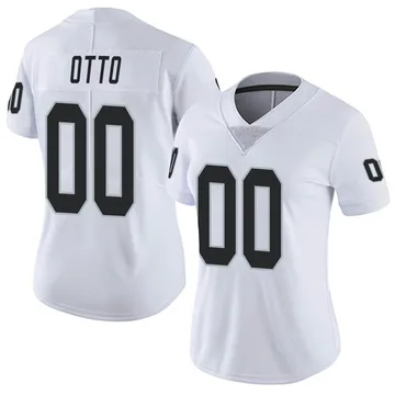 Jim Otto Las Vegas Raiders Men's Black Name & Number Logo T-Shirt 