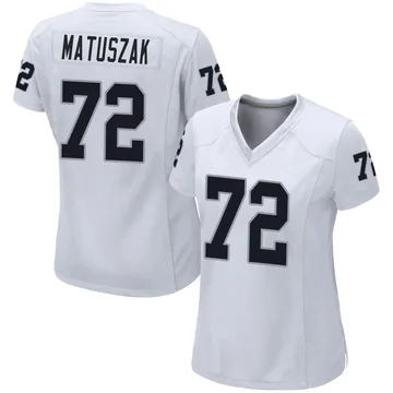 John Matuszak Las Vegas Raiders Men's Name & Number Logo T-Shirt - Ash