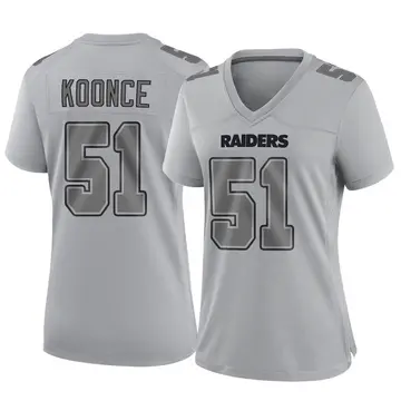 Malcolm Koonce Men's Nike Black Las Vegas Raiders Custom Game Jersey
