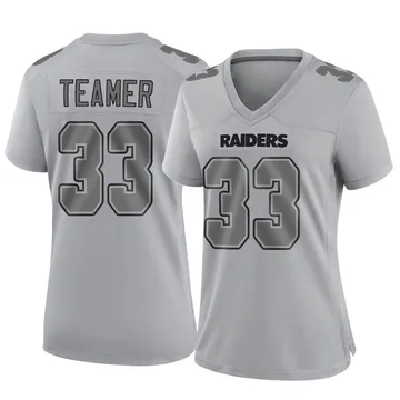 Roderic Teamer Las Vegas Raiders Game Jersey - Black Nfl - Dingeas