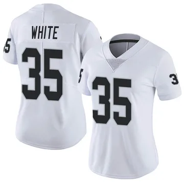 Zamir White Women's Nike Black Las Vegas Raiders Custom Game Jersey Size: Small