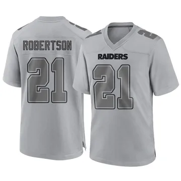 Amik Robertson Las Vegas Raiders Nike Team Game Jersey - Black