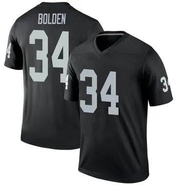 Brandon Bolden Las Vegas Raiders Women's Black by Retro Tri-Blend