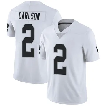 Nike Ken Stabler Las Vegas Raiders Men's Elite White Vapor Untouchable  Jersey