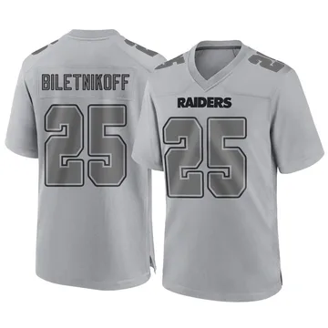 Nike Women's Fred Biletnikoff Black Las Vegas Raiders Game Retired Player  Jersey