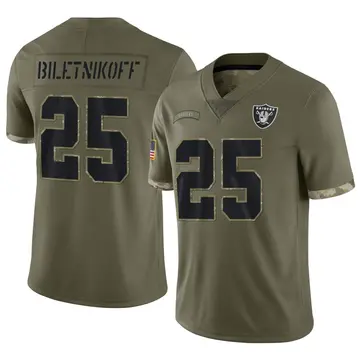 Fred Biletnikoff Las Vegas Raiders Men's Legend White Color Rush T