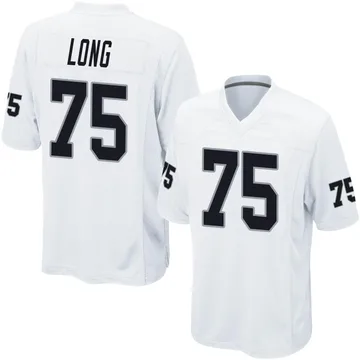 NFL Nike Raiders #75 Howie Long Black Team Color Women's Stitched