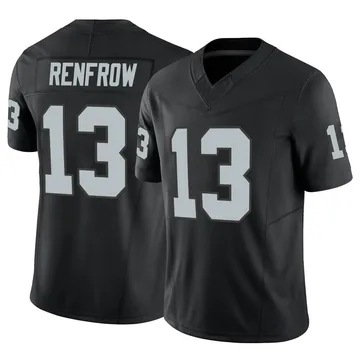 Hunter Renfrow Las Vegas Raiders Women's Black Name & Number Logo Slim Fit  T-Shirt 