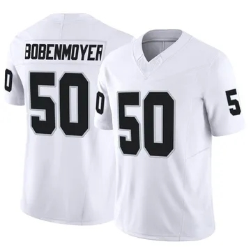 Men's Nike Jacob Bobenmoyer Black Las Vegas Raiders Game Player Jersey Size: 4XL