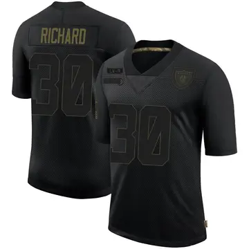 Nike Las Vegas Raiders No30 Jalen Richard Camo Men's Stitched NFL Limited 2018 Salute To Service Jersey
