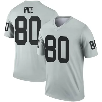 Nike Jerry Rice Las Vegas Raiders Men's Game Black Team Color Jersey