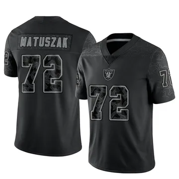 John Matuszak Las Vegas Raiders Youth Legend White Color Rush T-Shirt