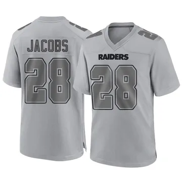 LAS VEGAS RAIDERS JOSH JACOBS WOMENS NIKE JERSEY #28 AUTHENTIC NFL BLACK  OAKLAND