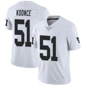 Nike Howie Long Las Vegas Raiders Men's Limited White Vapor Untouchable  Jersey