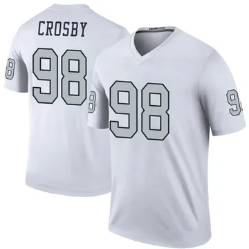 Maxx Crosby Signed White Color Rush Jersey (JSA) – GSSM