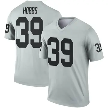 Nike Nate Hobbs Las Vegas Raiders Men's Game Black Team Color Jersey