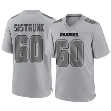 Otis Sistrunk Las Vegas Raiders Women's Black by Retro Tri-Blend V-Neck T- Shirt 