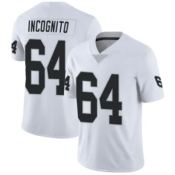 Las Vegas RAIDERS RIchie Incognito #64 SIGNED Black Home JERSEY JSA RARE