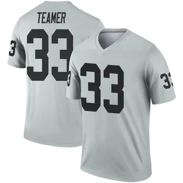 Roderic Teamer Las Vegas Raiders Game Jersey - Black Nfl - Dingeas