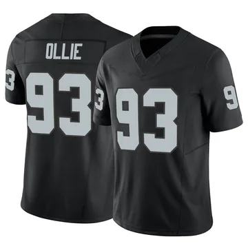 Ronald Ollie Las Vegas Raiders Youth Name & Number Logo T-Shirt - Ash