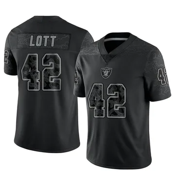 Ronnie Lott Las Vegas Raiders Men's by Backer Tri-Blend Tank Top - Ash