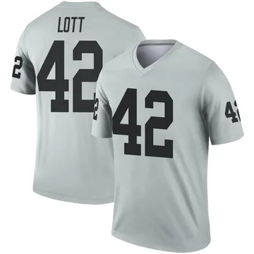 Ronnie Lott Las Vegas Raiders Men's Color Rush Legend Nike Jersey - White