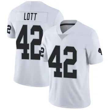 Ronnie Lott Las Vegas Raiders Men's Color Rush Legend Nike Jersey - White