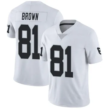 Tim Brown Las Vegas Raiders Youth Limited 2021 Salute To Service Nike Jersey  - Olive