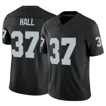 Tyler Hall Las Vegas Raiders Men's Name & Number Logo T-Shirt - Ash