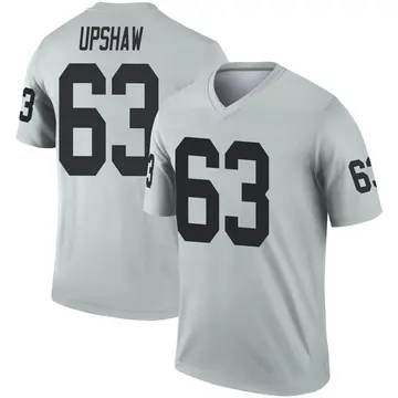 Wilson Gene Upshaw Las Vegas Raiders Youth Black Backer Long Sleeve T-Shirt  